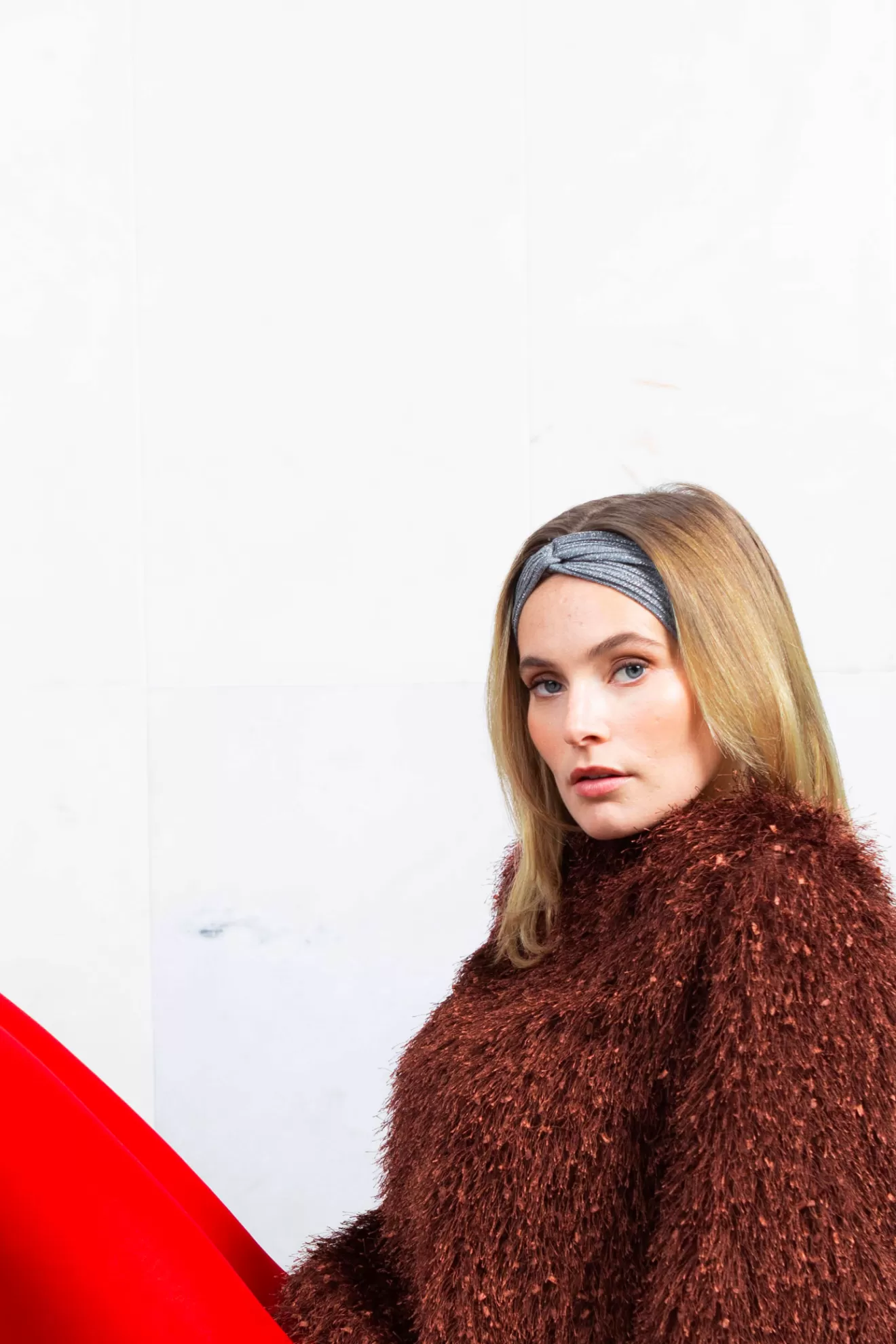 Fashion Orta Bandeau Britney argenté grispailleté