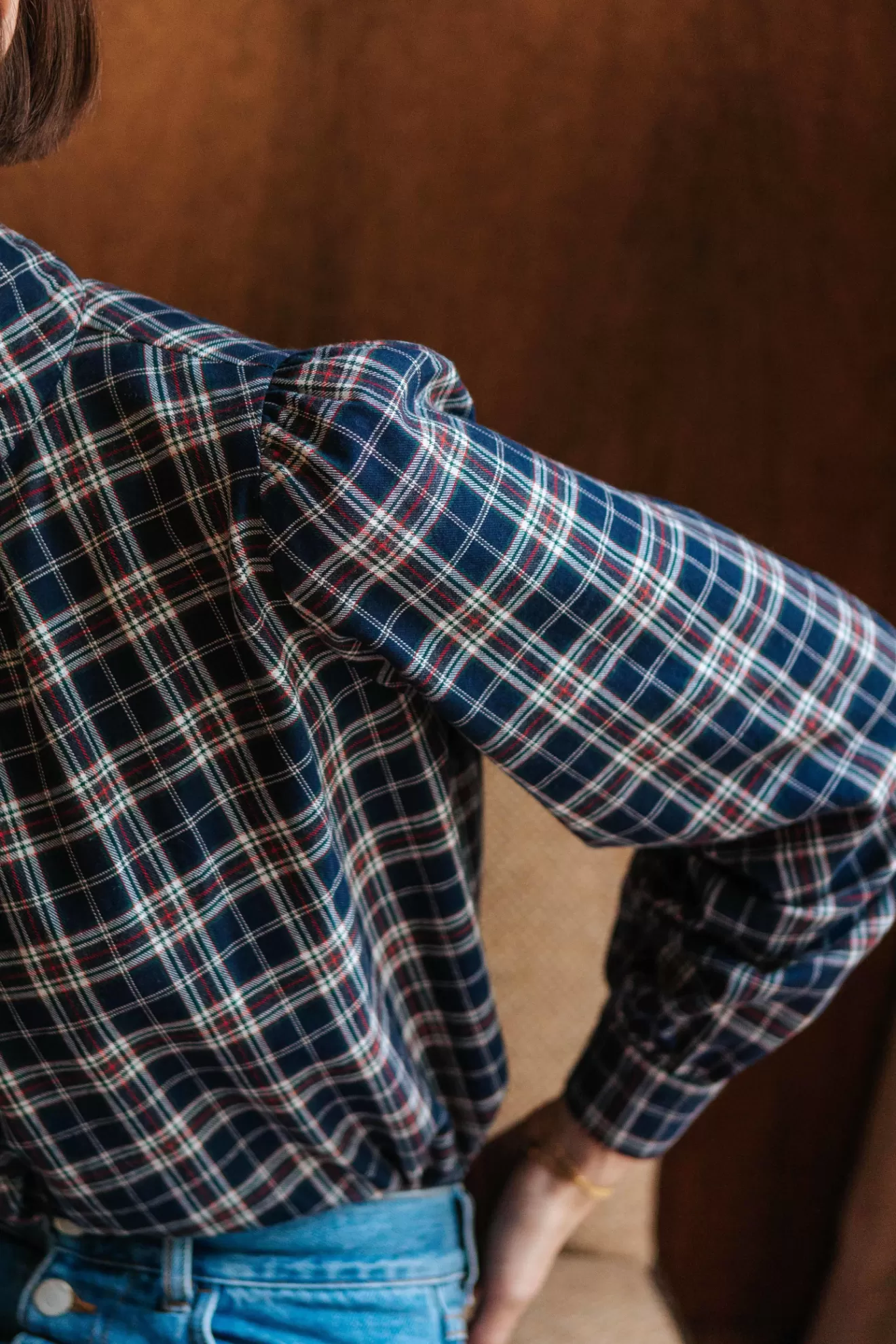 blouse_hlne_tartan_2.webp Cheap Orta Blouse Hélène tartan