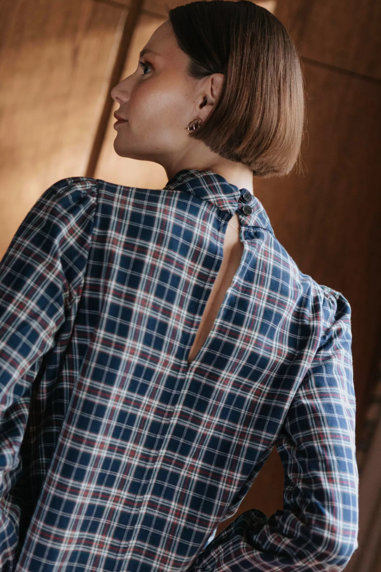 blouse_hlne_tartan_5.webp Cheap Orta Blouse Hélène tartan