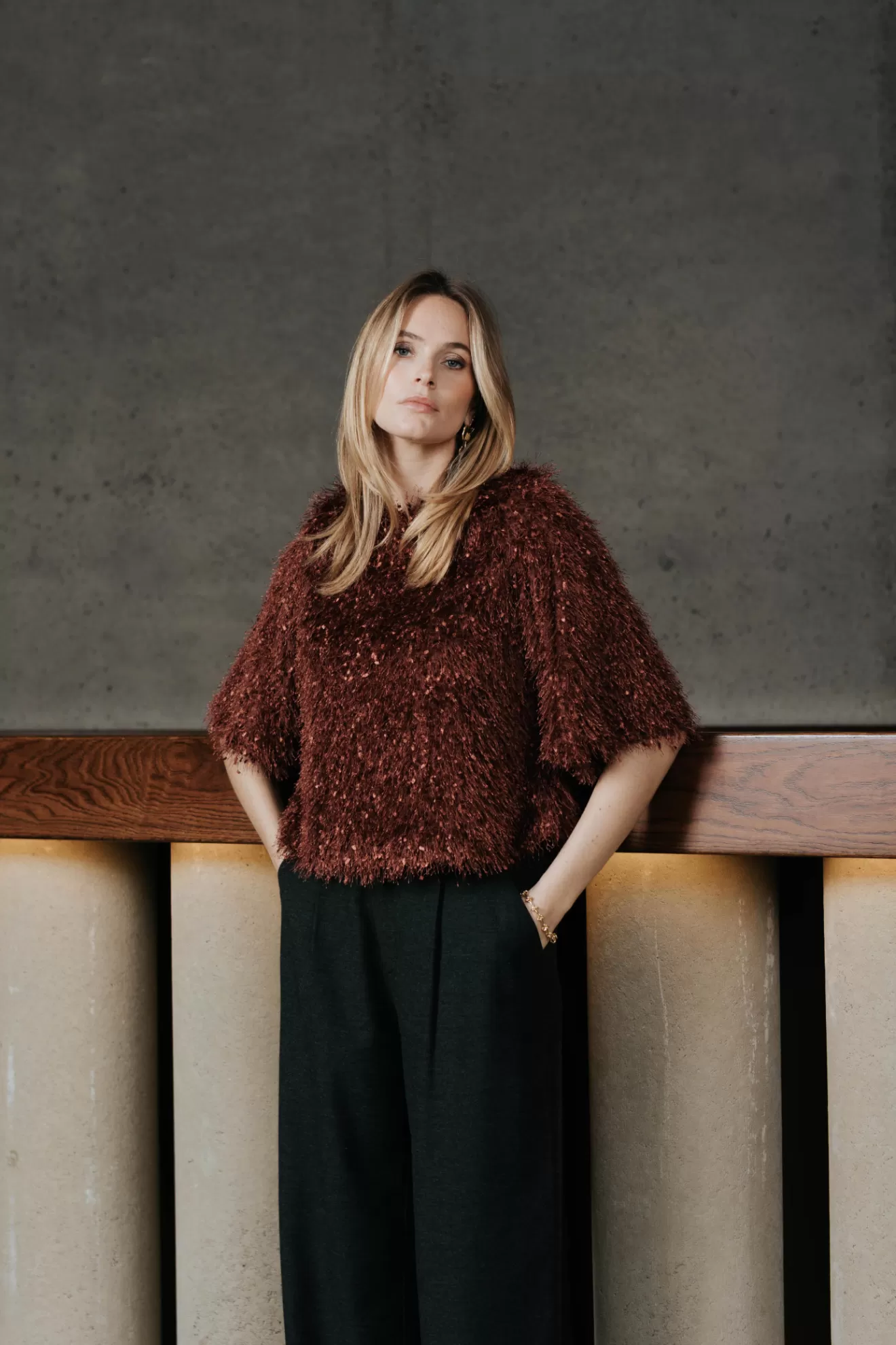 blouse_valentina_plume_terracotta_4.webp Sale Orta Blouse Valentina plume terracotta