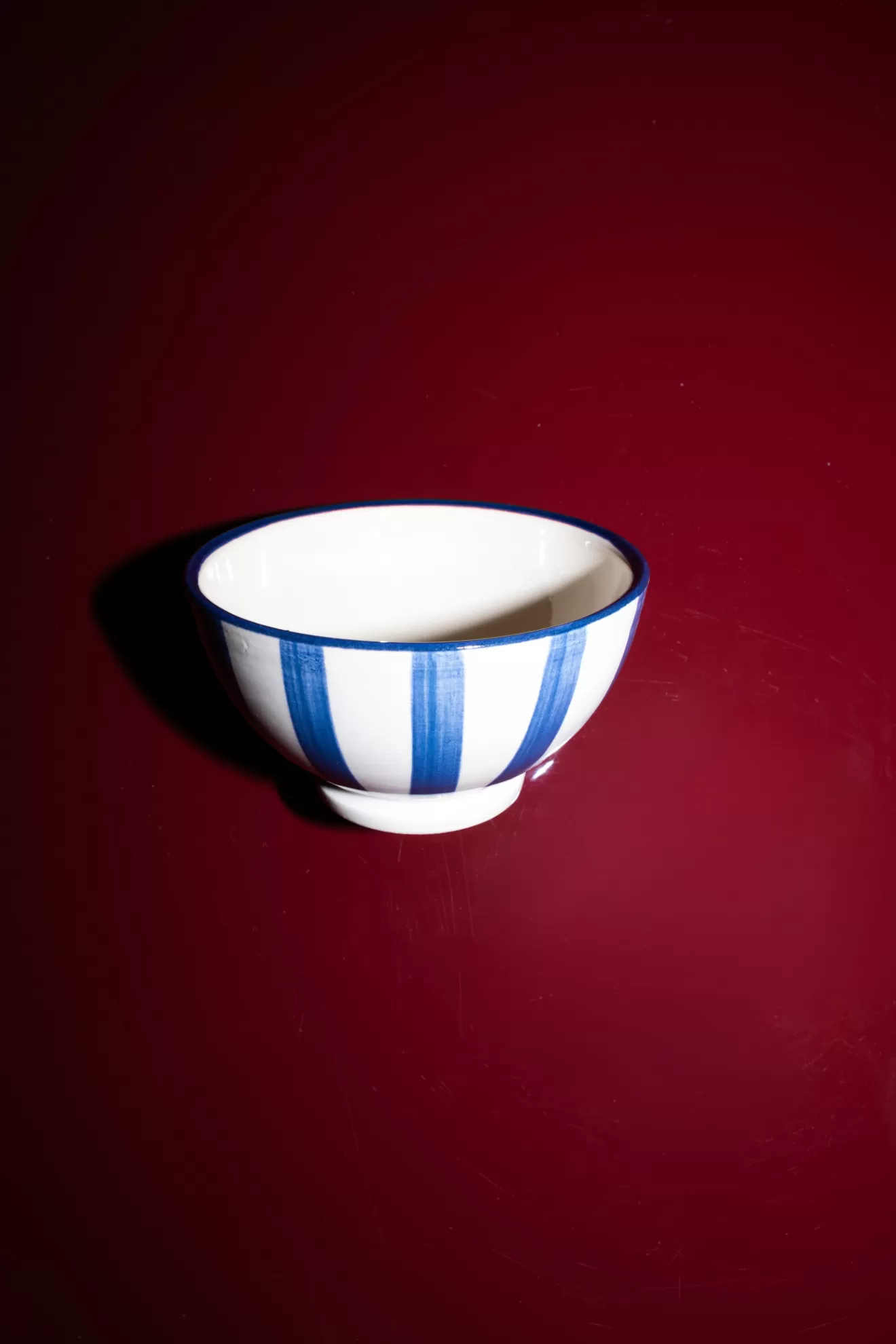 Best Orta Bol rayure & bord bleu blancetbleu