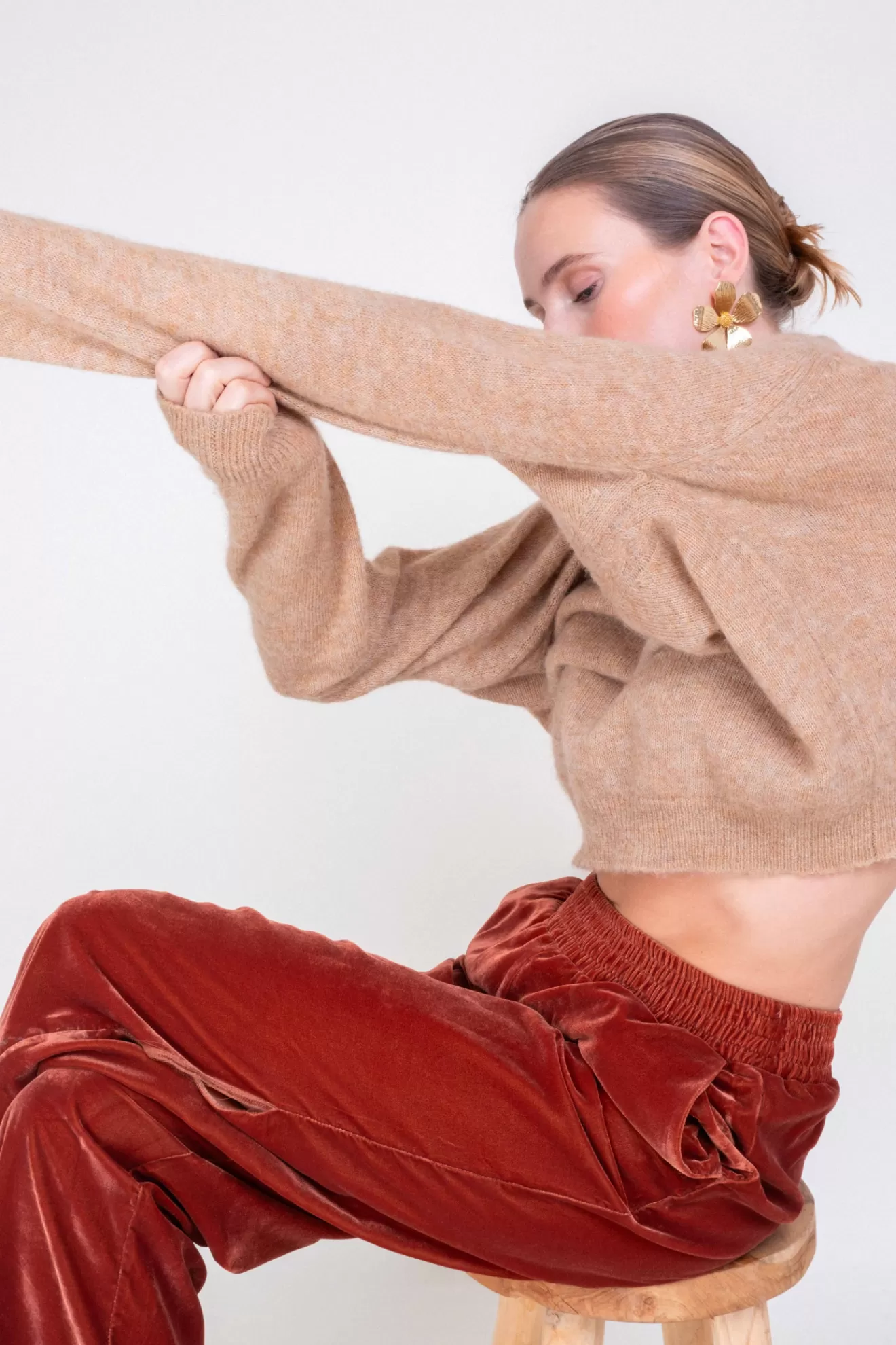 boucles_doreille_flore_dor_2.webp Outlet Orta Boucles d'oreille Flore doré