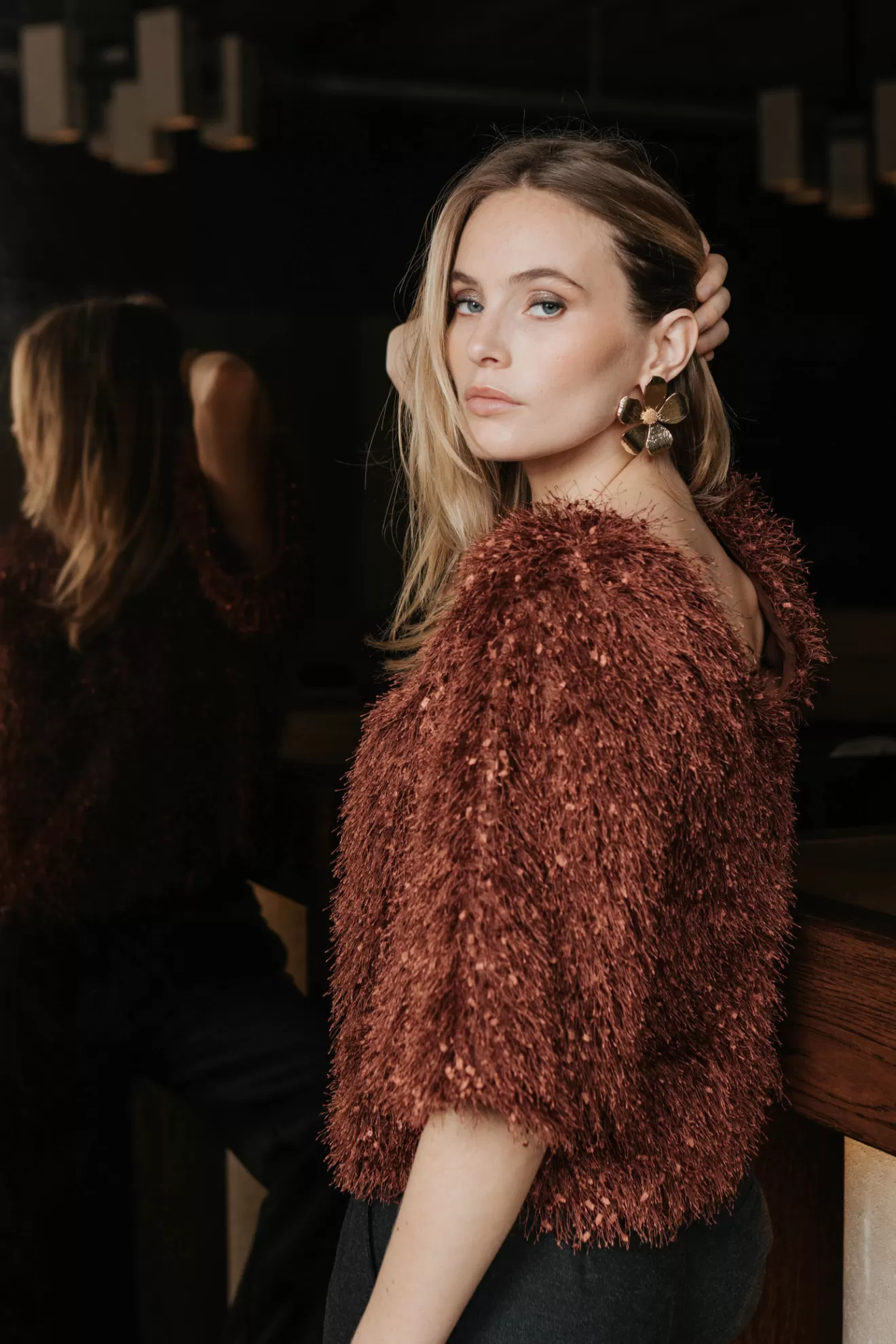 boucles_doreille_flore_dor_5.webp Outlet Orta Boucles d'oreille Flore doré