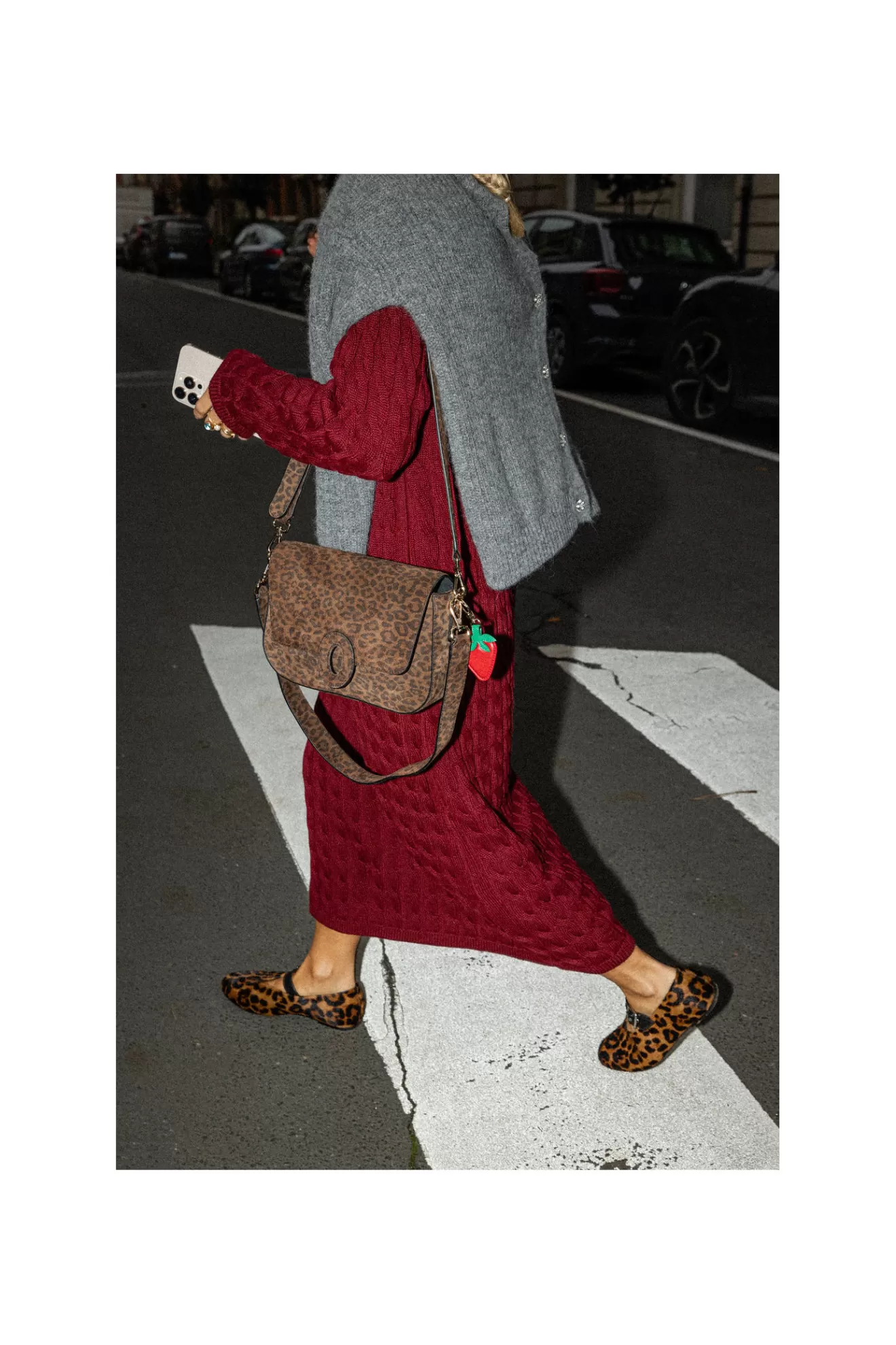 Clearance Orta Charm Fraise rouge