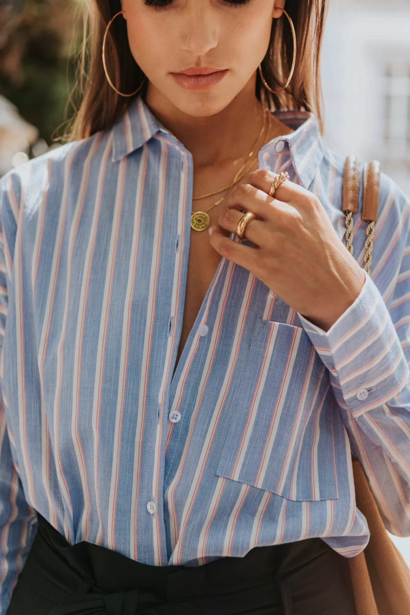 chemise_jodie_rayure_rouge__bleu_6.webp Best Orta Chemise Jodie rayure rouge & bleu