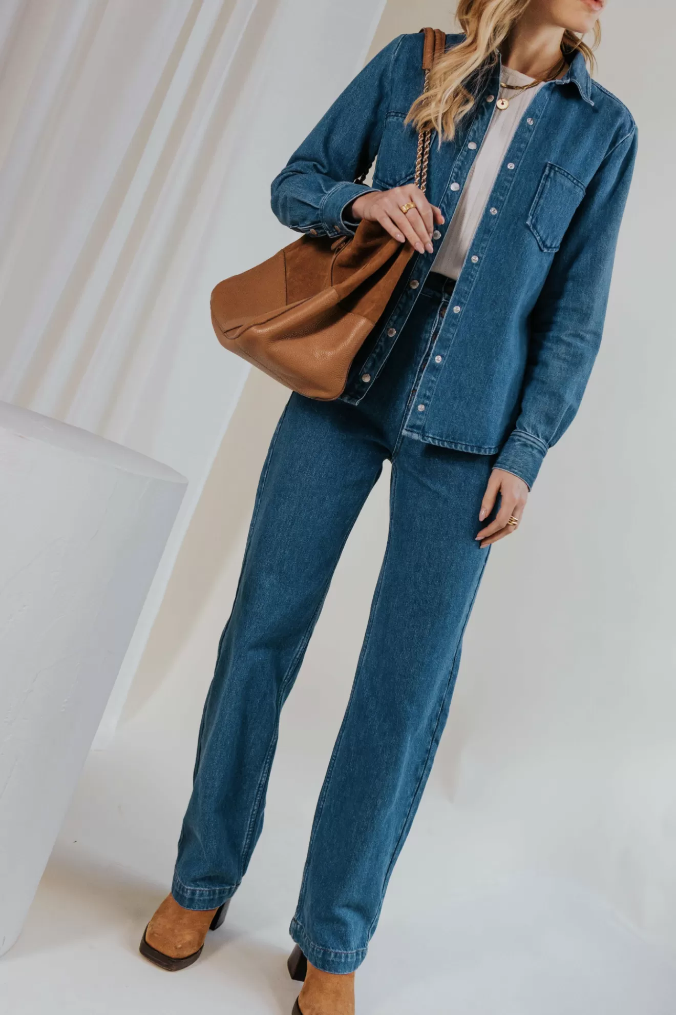 Cheap Orta Chemise Roxane bleue bleumoyen