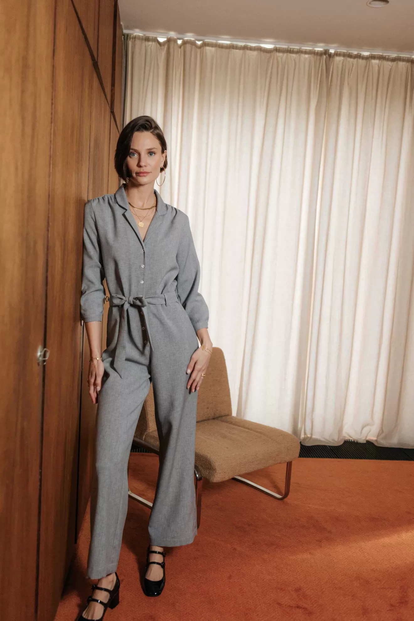 combinaison_angelina_gris_clair_4.webp Outlet Orta Combinaison Angelina gris clair gris