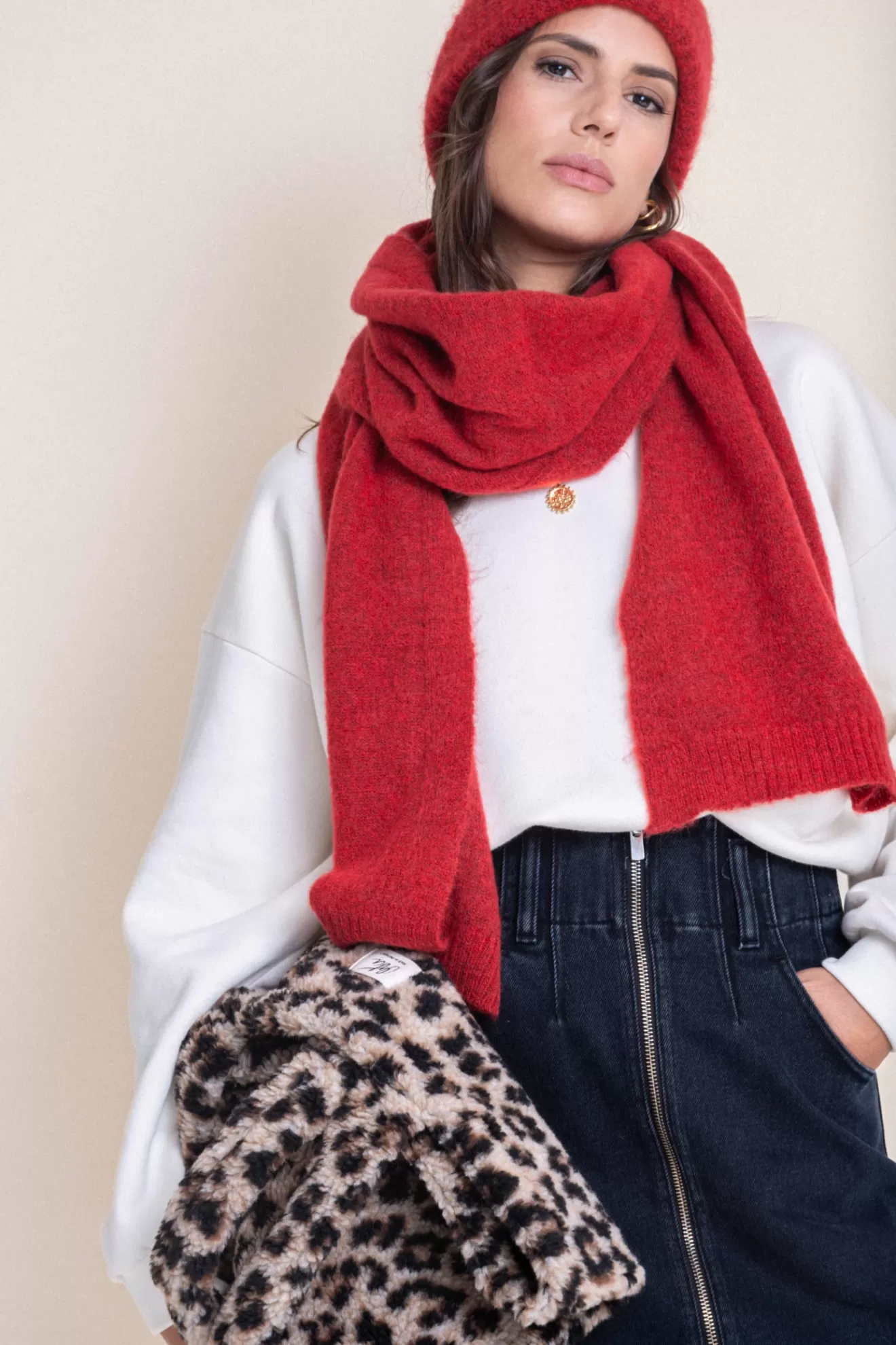 Best Orta Echarpe Harry rouge