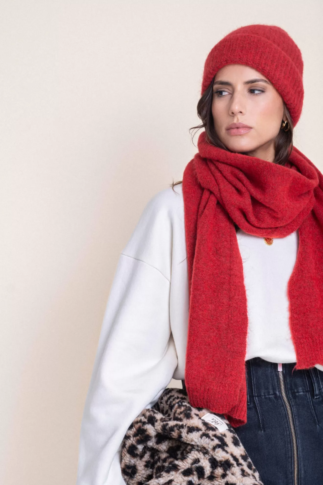 Best Orta Echarpe Harry rouge