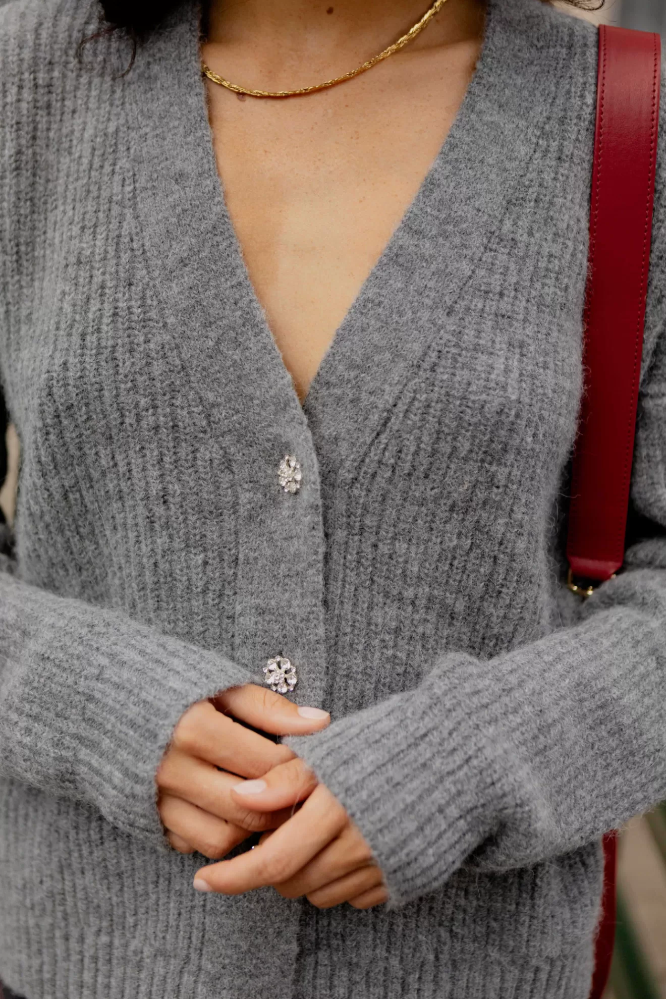 Store Orta Gilet Adrien gris