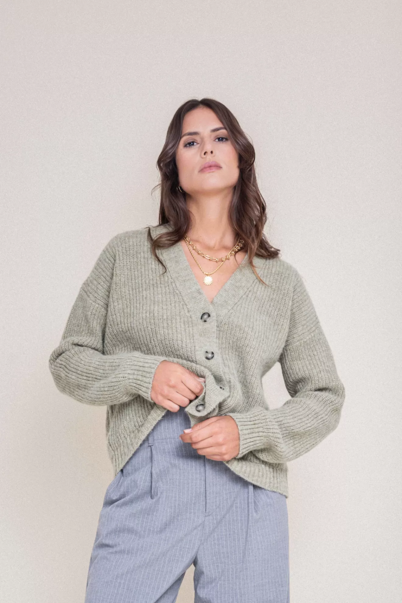 gilet_adrien_pistache_4.webp Best Orta Gilet Adrien pistache