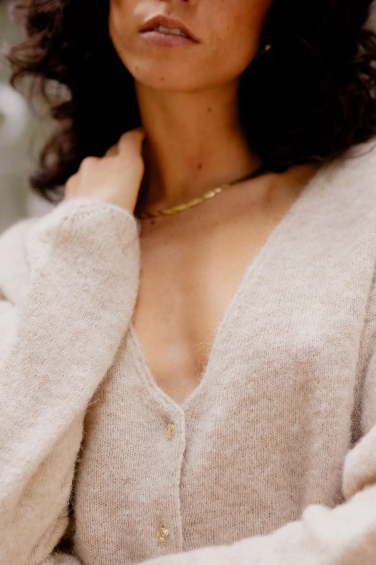 Sale Orta Gilet Victorine beige