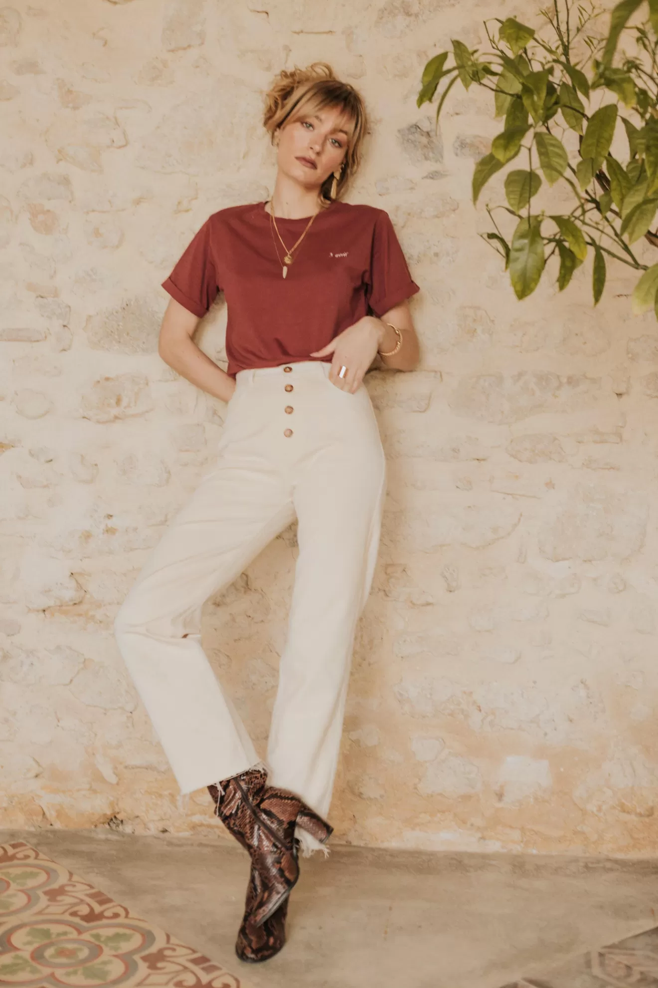 jeans_jude_cru__bouton_brun_6.webp Outlet Orta Jeans Jude écru - Bouton brun