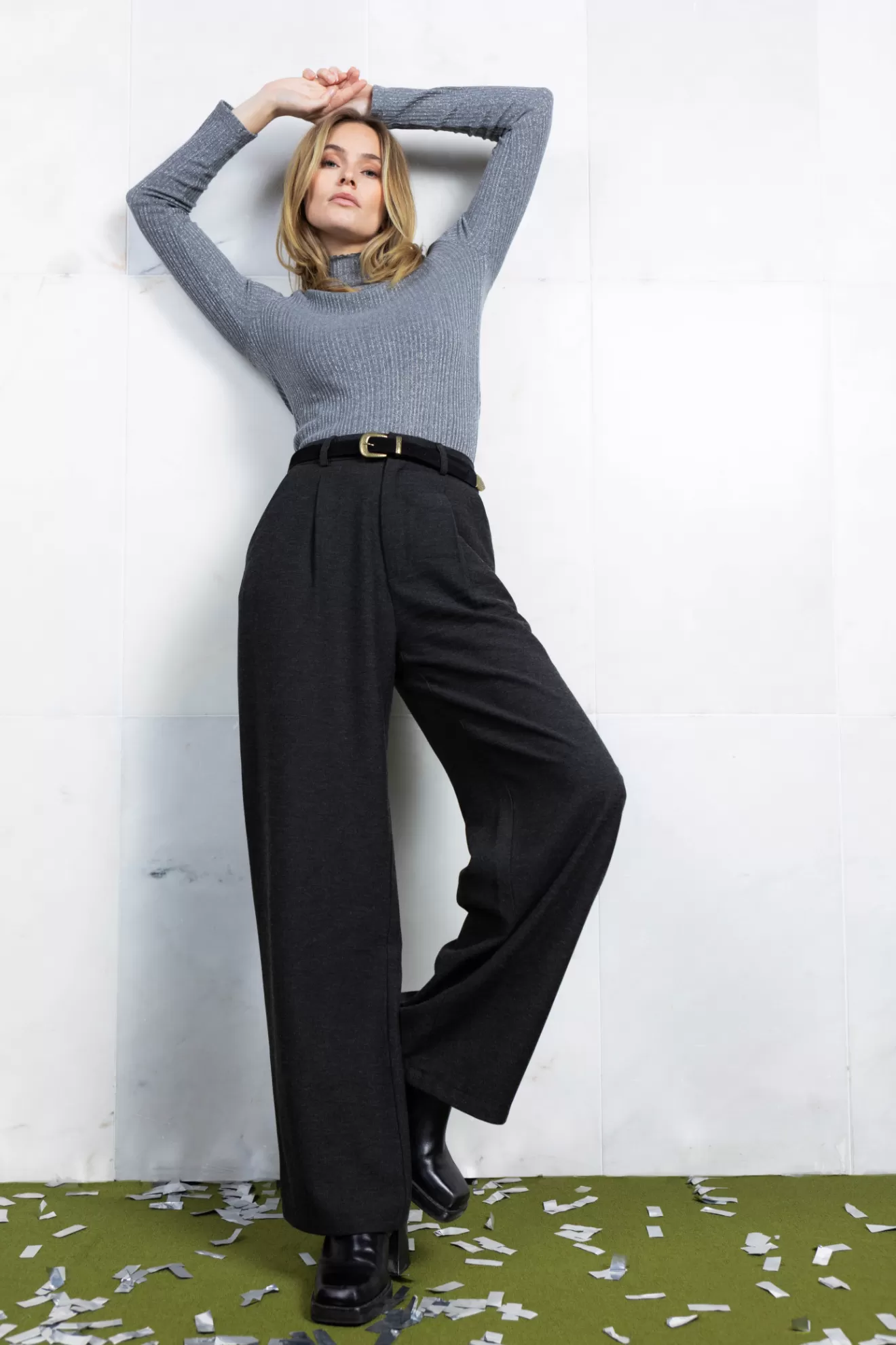 Sale Orta Jersey Ralph argenté grispailleté