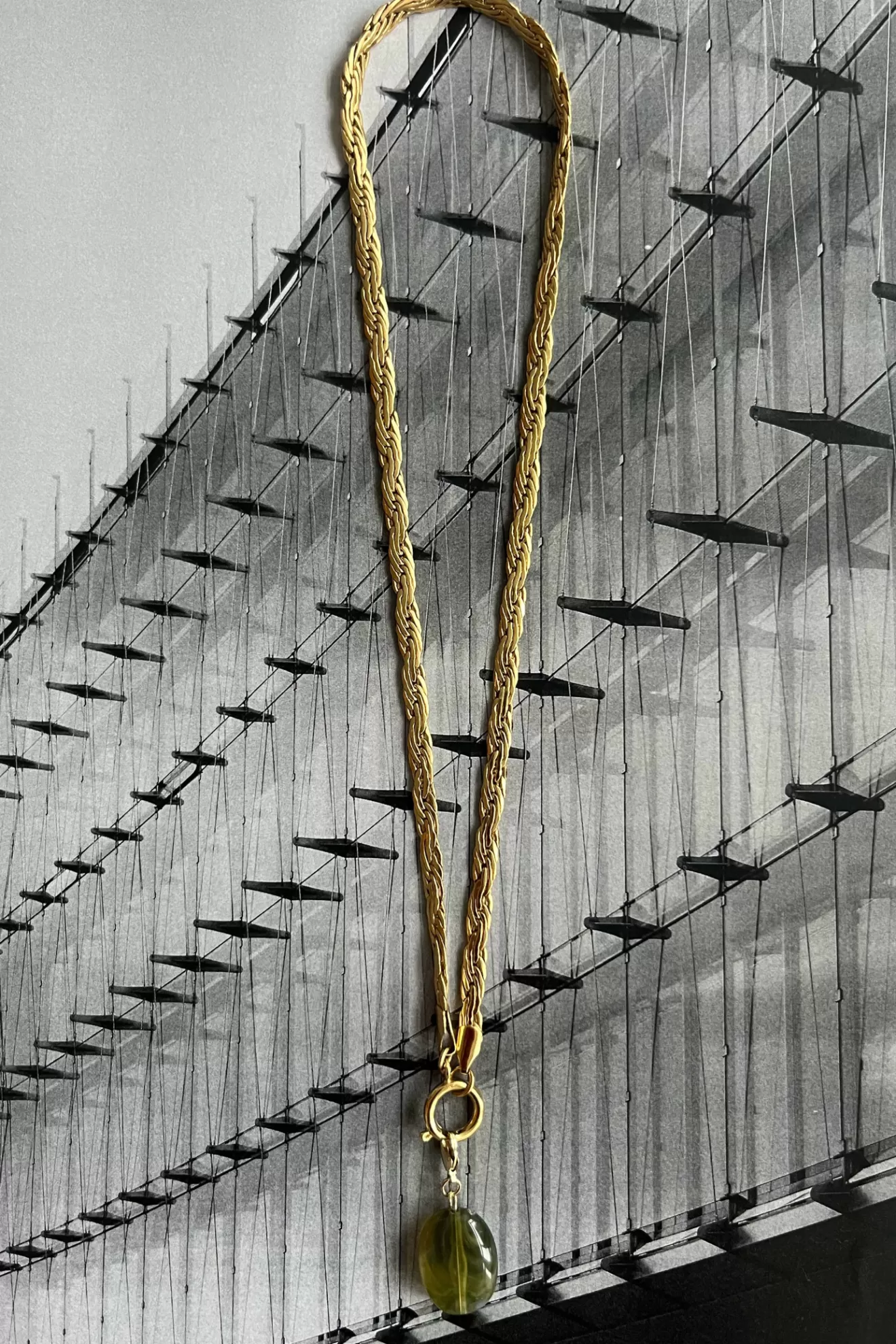 Best Sale Orta Médaillon résine vert