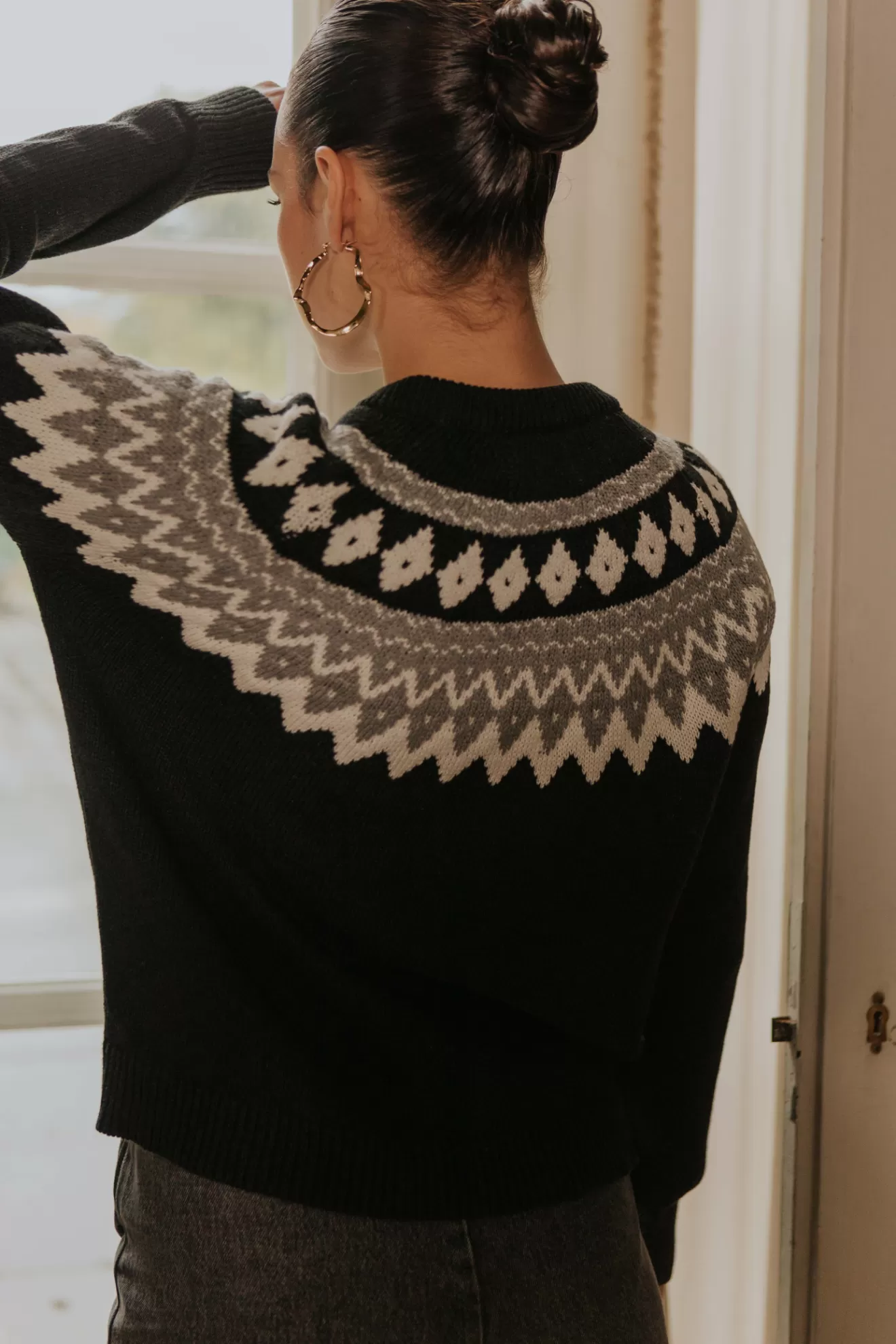 pull_bernard_noir__gris_5.webp Clearance Orta Pull Bernard noir & gris gris