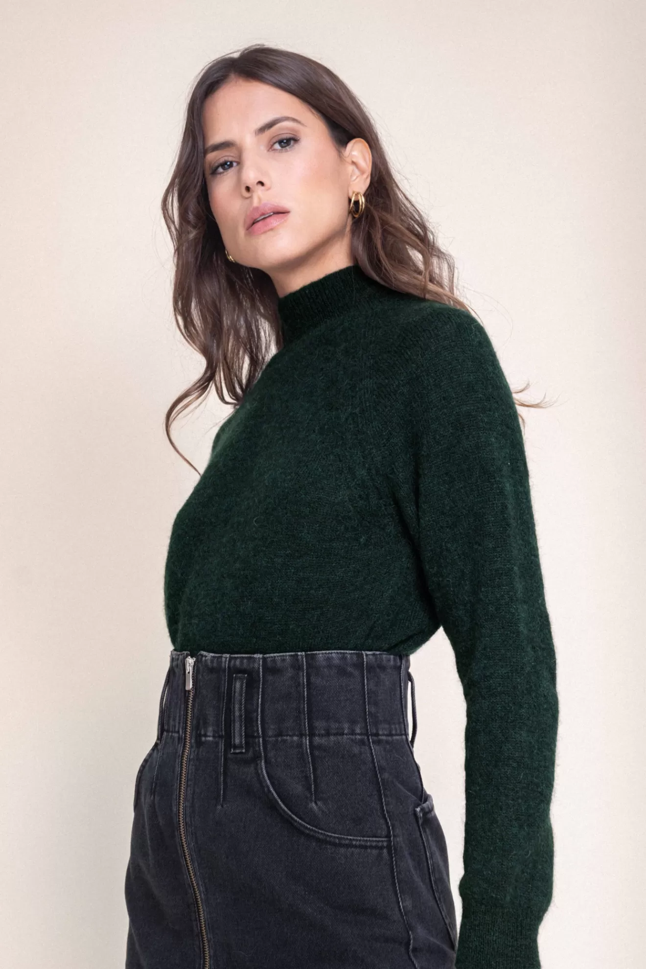 Sale Orta Pull Constance sapin vertsapin