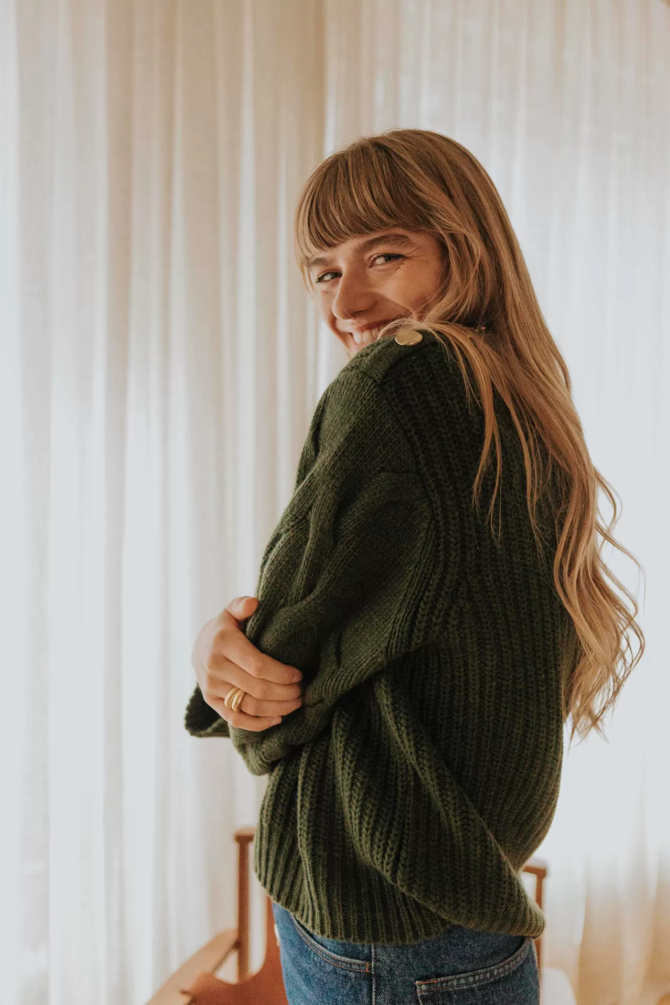 pull_elonore_kaki_3.webp Online Orta Pull Eléonore kaki kaki