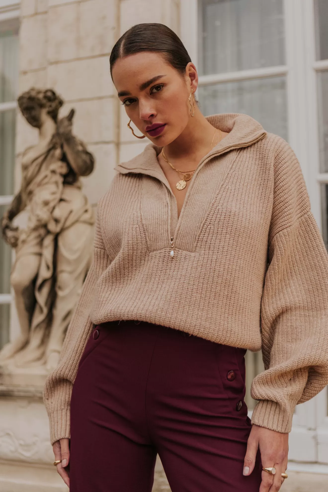 pull_gabin_beige_clair_3.webp Online Orta Pull Gabin beige clair beigeclair