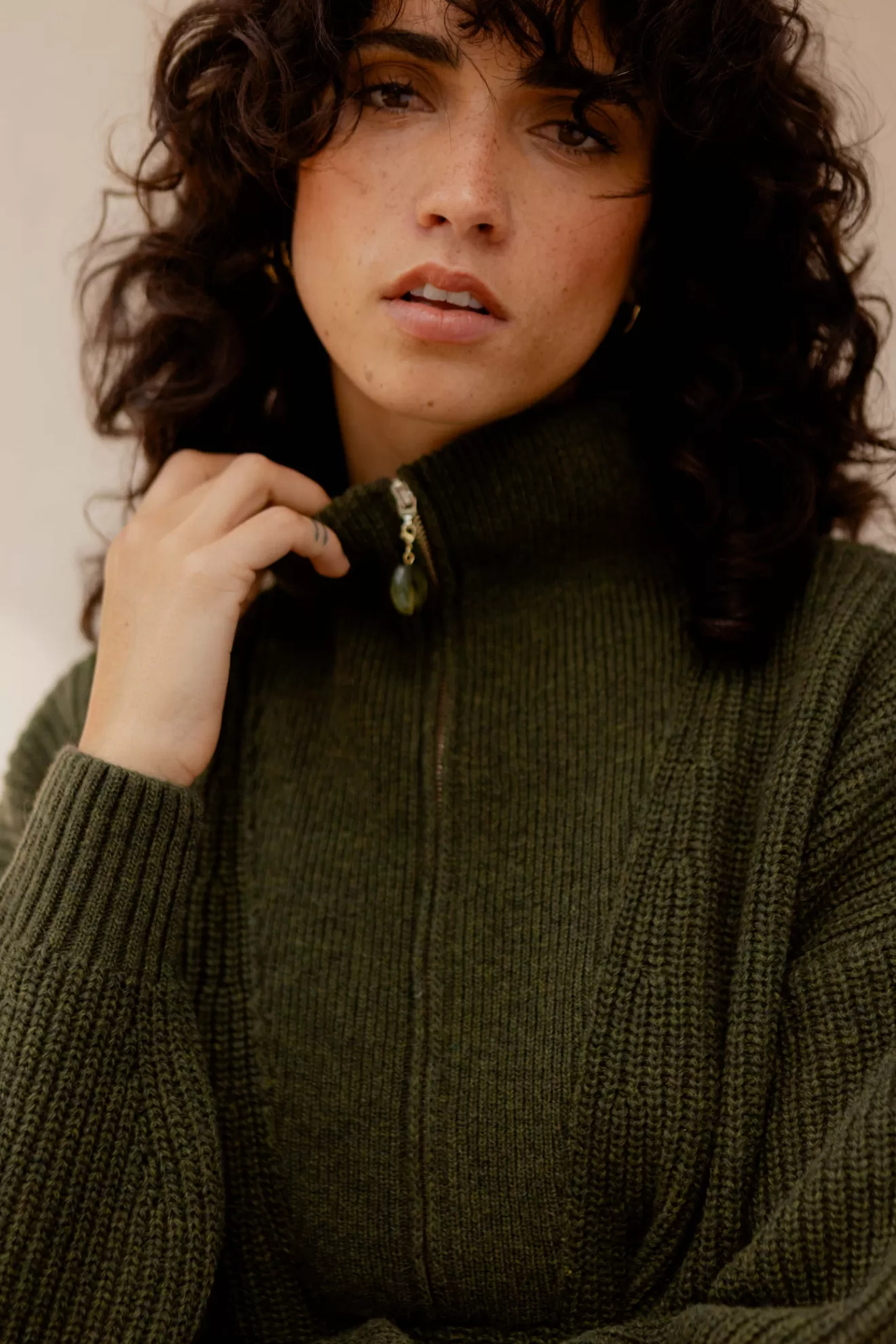 Clearance Orta Pull Gabin kaki foncé kakifoncé