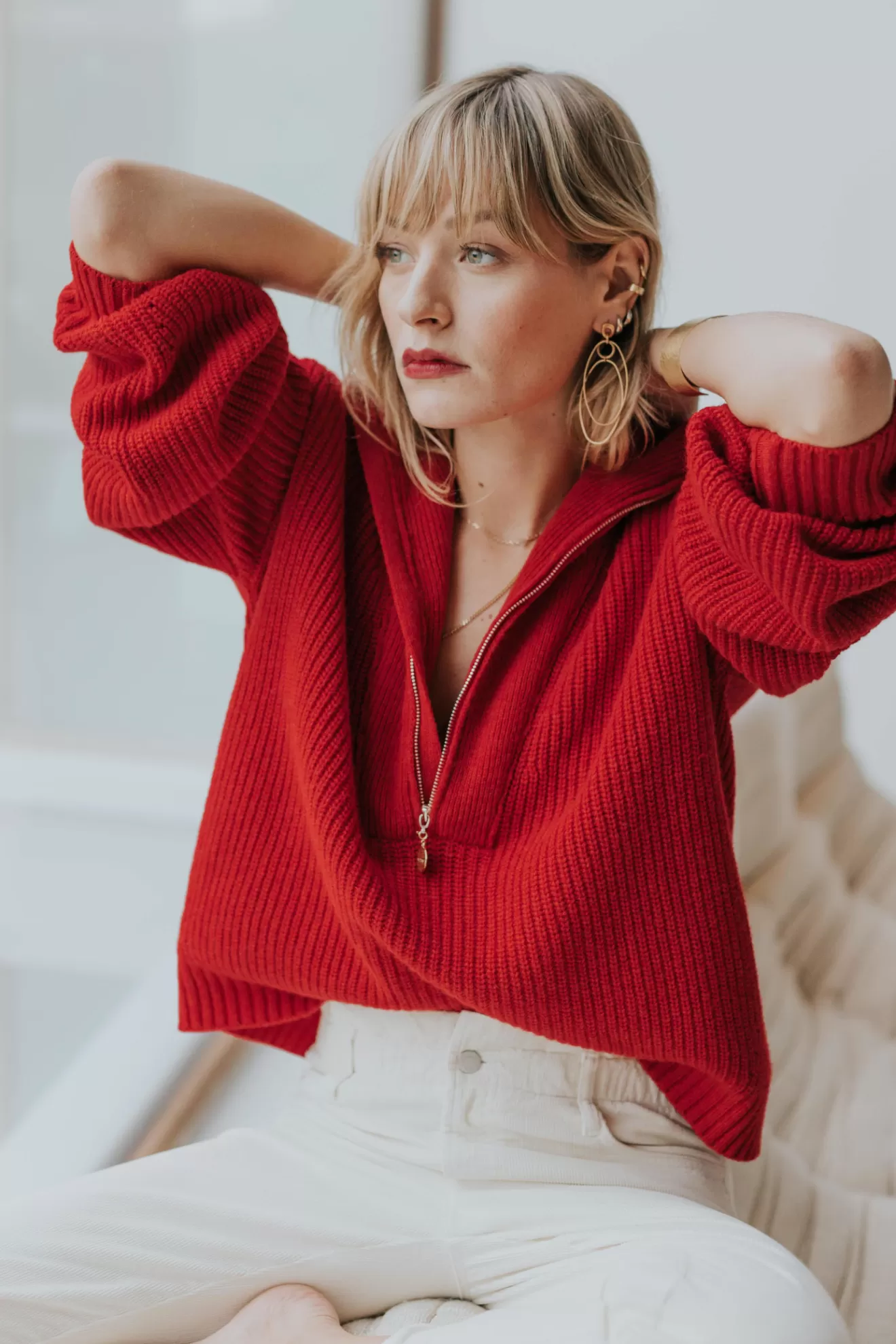 pull_gabin_rouge_6.webp Store Orta Pull Gabin rouge