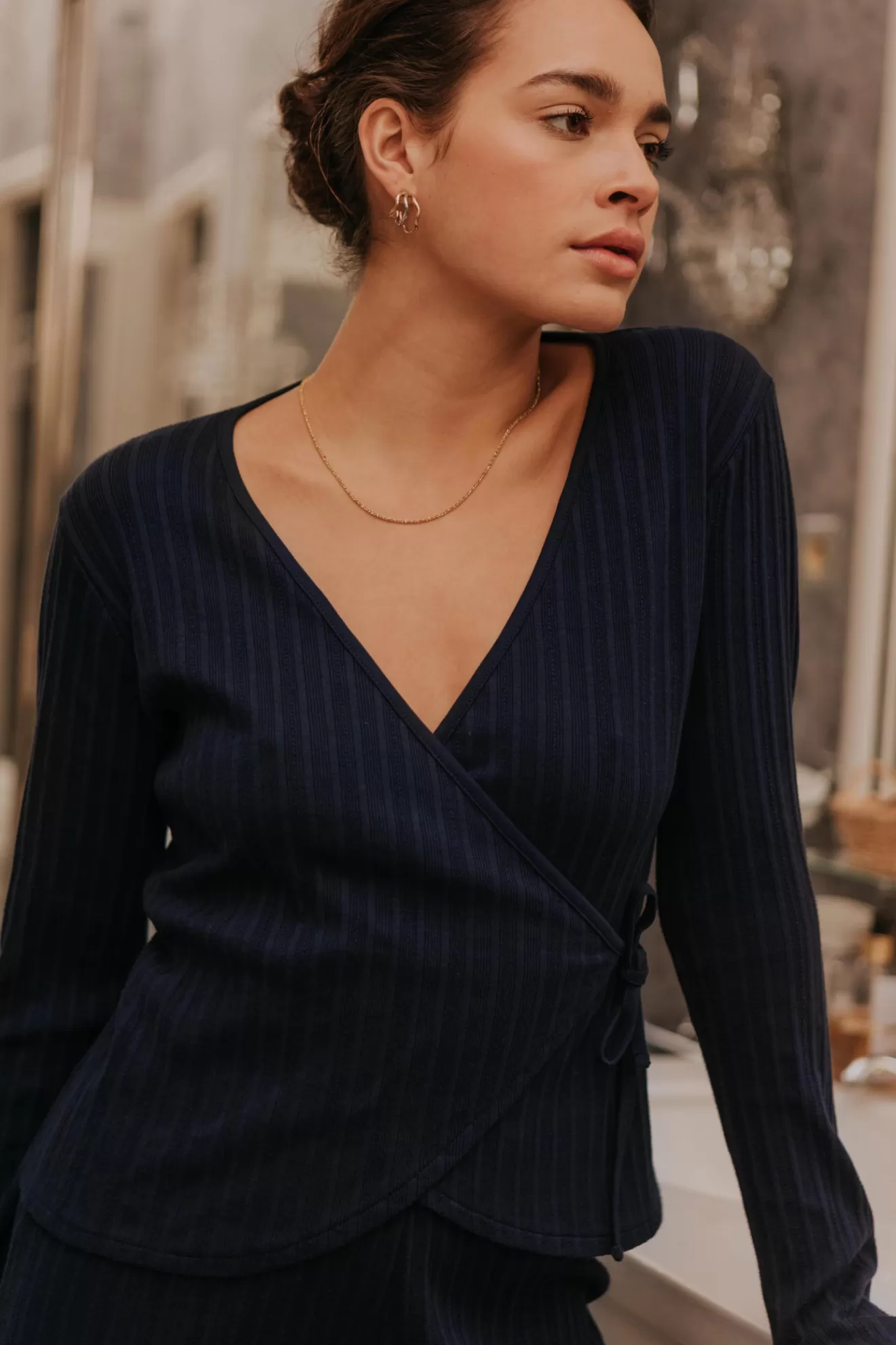 pyjama_billie_ajour_marine_haut_2.webp Flash Sale Orta Pyjama Billie ajouré haut marine