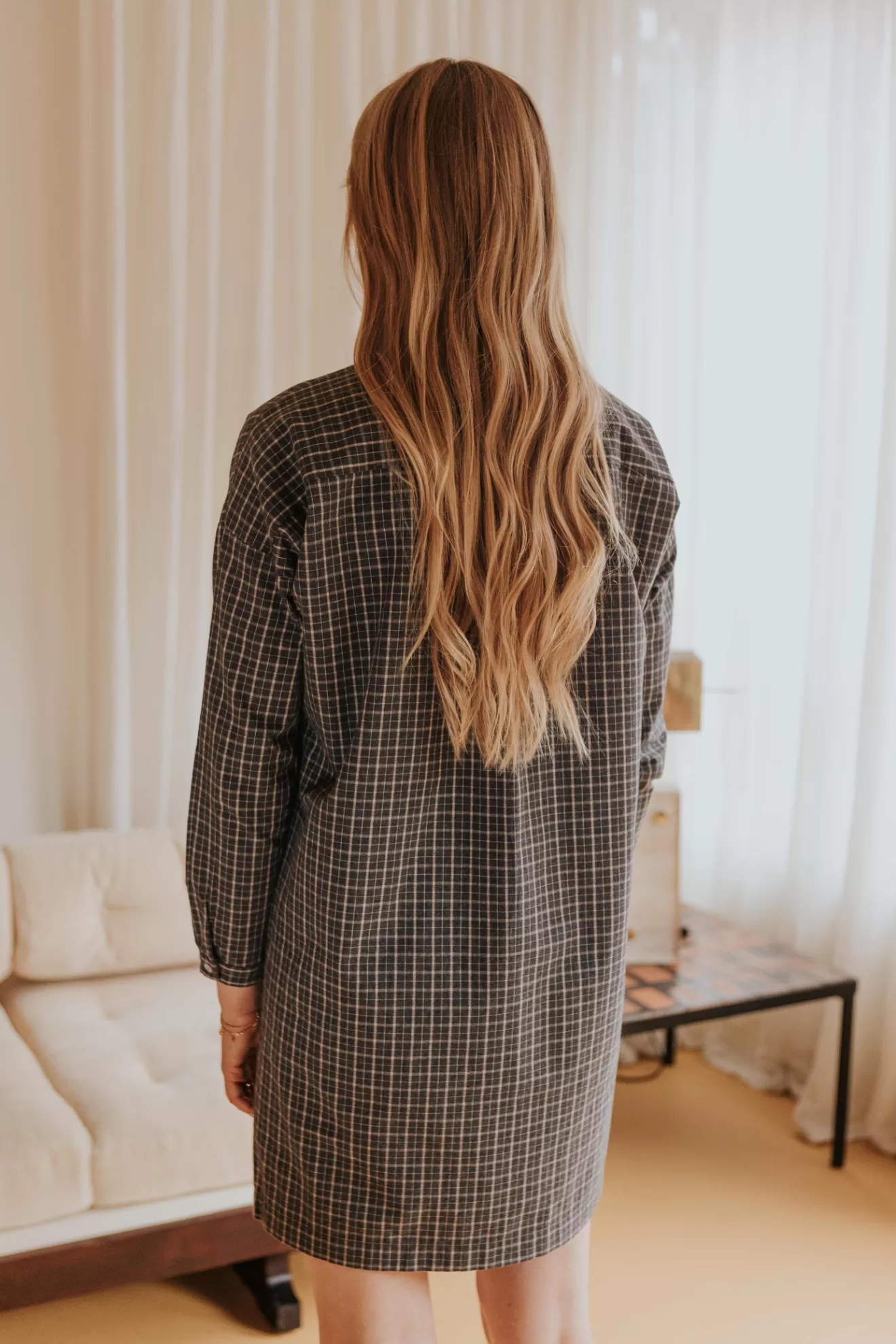 robe_lise_gris_carreaux_cru_4.webp Cheap Orta Robe Lise carreaux écru gris