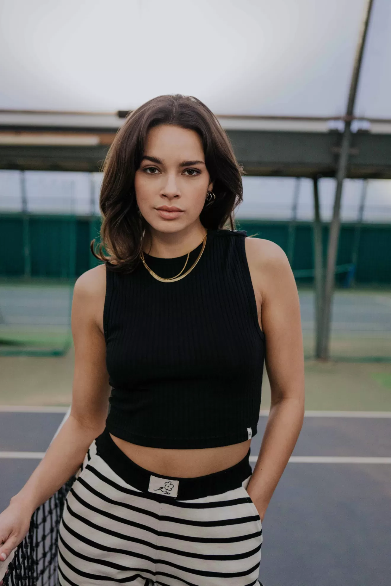 Shop Orta Top Rita noir