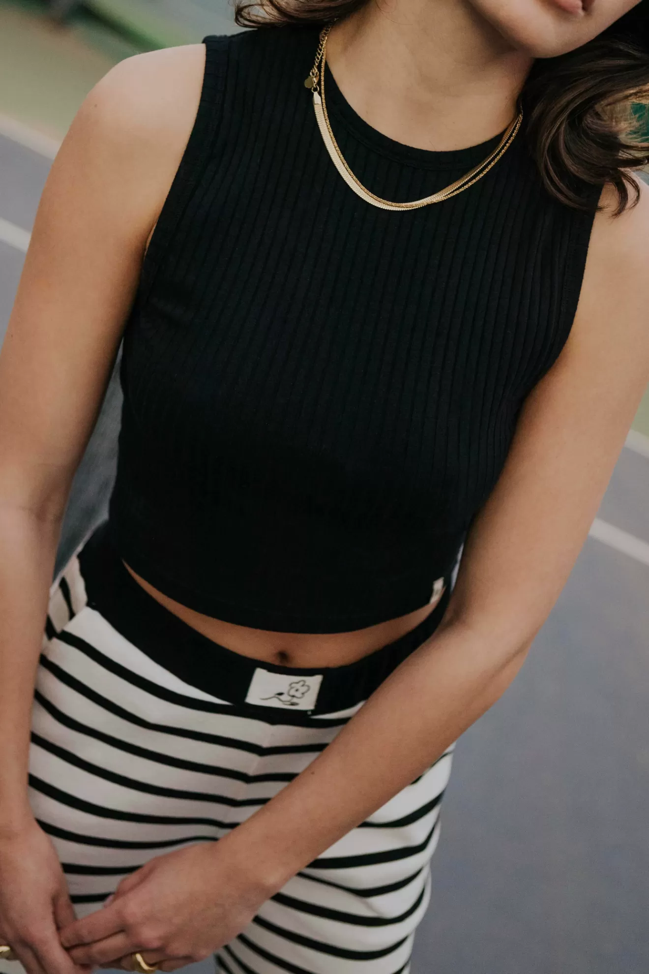 Shop Orta Top Rita noir