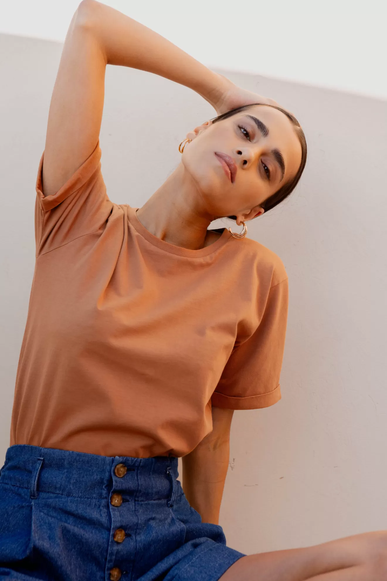 Best Sale Orta T-shirt Coco camel