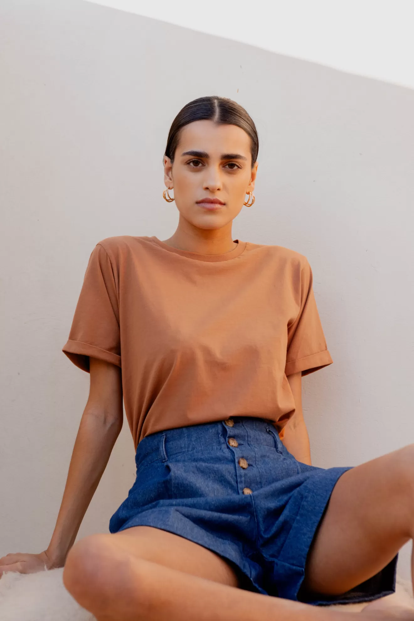 Best Sale Orta T-shirt Coco camel