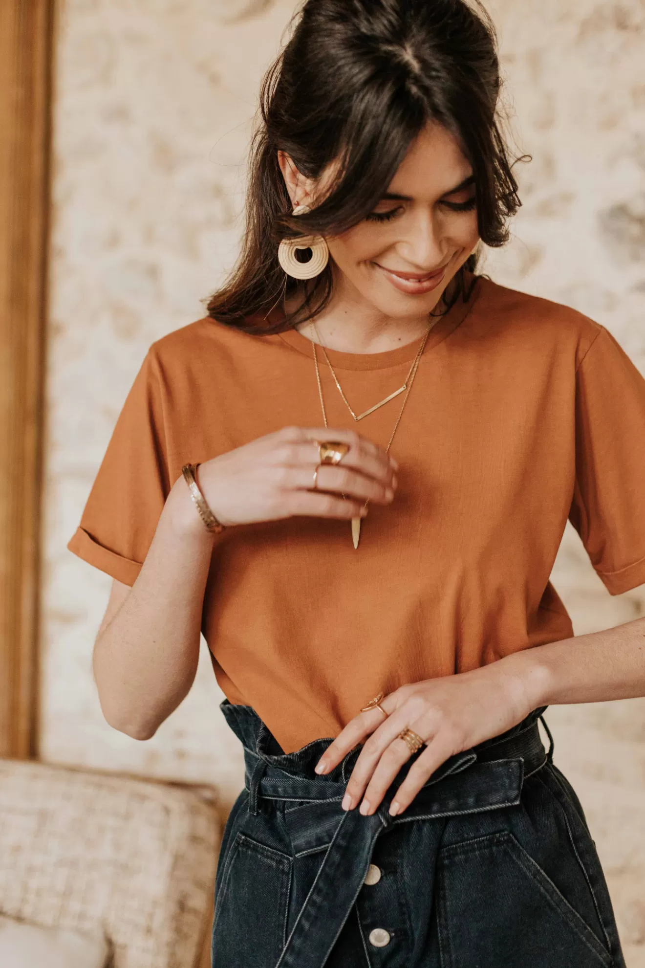 tshirt_coco_camel_5.webp Best Sale Orta T-shirt Coco camel