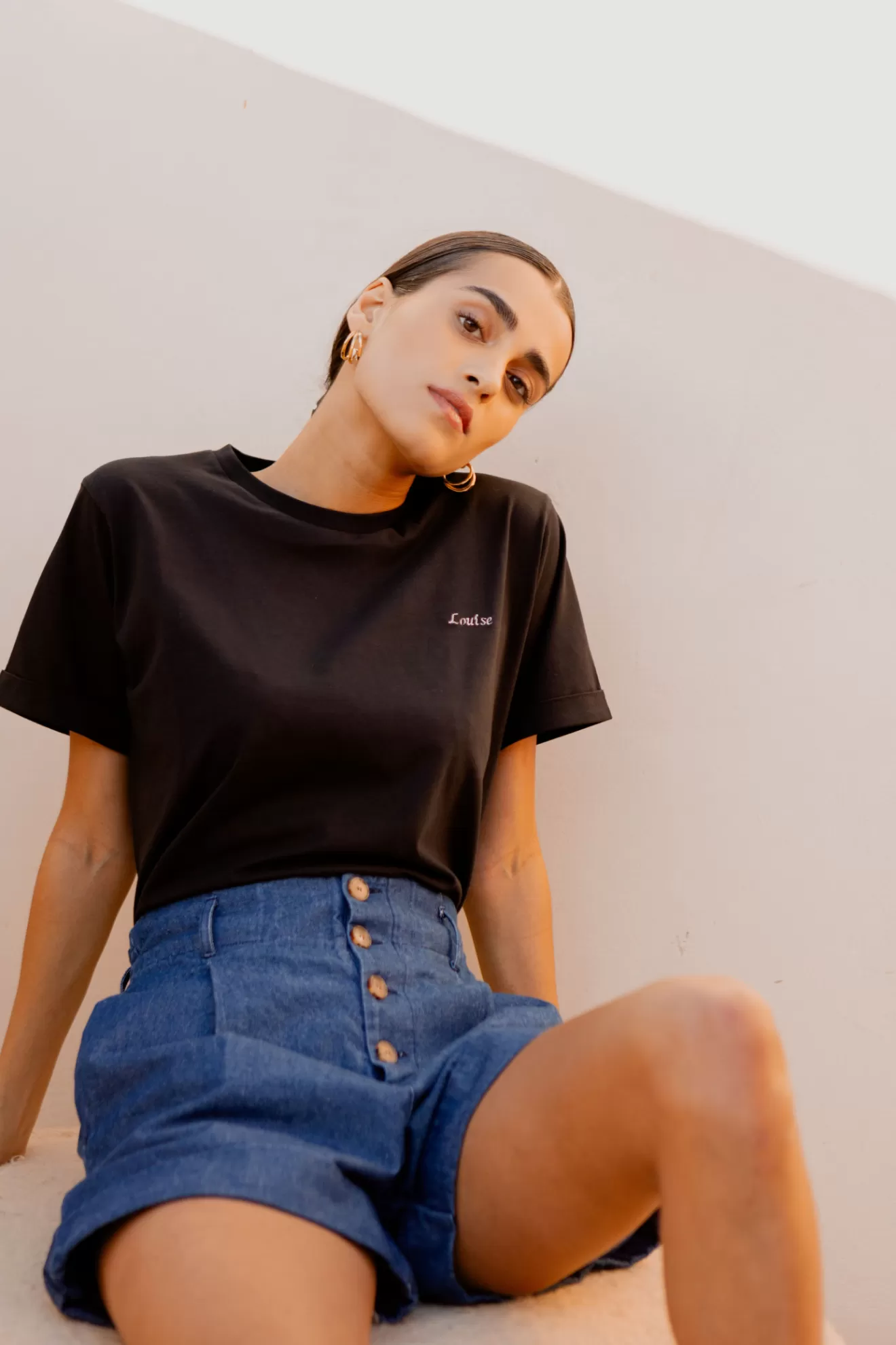 New Orta T-shirt Coco noir